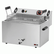 RM GASTRO Friteuse électrique 0,56 kW/l, 16 l TOP avec robinet de vidange 400 V REDFOX - FE 30 T - REDFOX - 0615402254618