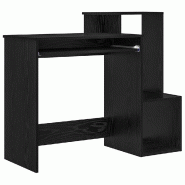 VidaXL Bureau Chêne noir 106 x 41 x 88.5 cm Bois d'ingénierie Modèle Riviera Select - 869467