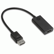 Adaptateur HP DisplayPort vers HDMI True 4K - noir 2JA63AA