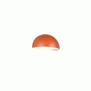 Applique extérieure abricot culot E27 IP44 fonte d'aluminium - Trio - Maas - orange 4017807648515