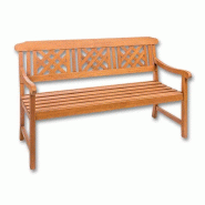 Banc de jardin orlando bois d'eucalyptus – MTF – 3 places – 2nab2173