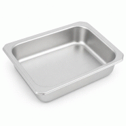 FHC evolupack FHC - 48Pcs - Barquette inox scellable GN 1/8 160 x 130 mm - argenté Acier inoxydable 14/1 FHC294GNOX1836