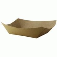 Packnwood FHC - 500 Pcs - Barquette kraft ingraissable avec PE - 800 ml - 215x150x50 mm - Multicolore en carton recyclable 210BQKEAT5 Packnwood FHC - 500 Pcs - Barquette kraft ingraissable avec PE - 800 ml - 215x150x50 mm - Multicolore en carton recyclable 210BQKEAT5
