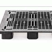 Palette  plastique robuste avec cales de maintien aux angles -  1100 X 1300 - CUQP1311MB3R-AS (CP4) Palette  plastique robuste avec cales de maintien aux angles -  1100 X 1300 - CUQP1311MB3R-AS (CP4)