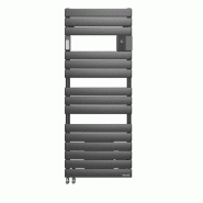 Sèche-serviettes mixte connecté Adélis Mixte digital avec soufflerie 2000W anthracite - Atlantic - 862678_0