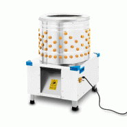 VERTES Plumeuse pour volailles en acier inoxydable 550W, jusqu'à 180 kg/h, 106 doigts de plumage, plumeuse pour canards, plumeuse humide - argenté i_0