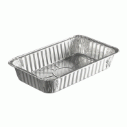 100 plats en aluminium – pour cuisson, présentation et transport de plats alimentaires - 3000000217467