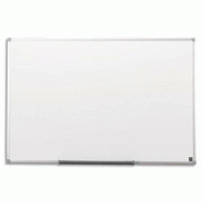 5 ETOILES TABLEAU BLANC MAGNETIQUE LAQUE CADRE ALU GRIS 120X180 CM