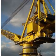 Bos 7500 grue portuaire offshore - liebherr - capacité de levage max 300t