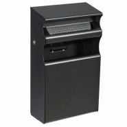 Cendrier mural Kopa - Hauteur 630 mm - Largeur 140 mm - Longueur 300 mm - Capacité 2L - Coloris variés Cendrier mural Kopa - Hauteur 630 mm - Largeur 140 mm - Longueur 300 mm - Capacité 2L - Coloris variés