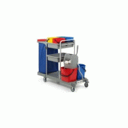 Chariot de menage ariane 2225 roue 100mm presse a plat ou a machoire