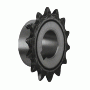 CMW - Pignon alésé claveté avec 2 vis pression à 90° - simple denture - 08B1 - 22 dents - pas de 12,7 mm - alésage de 19 mm - norme ISO_0