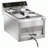 Friteuse de table électrique avec vidange à poser avec cuve 12 l pu... - PFRF112