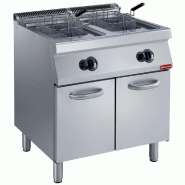 Friteuse professionnelle gaz cuve y 2x15 lt bruleur exterieur sur arm - PG17/F30A8-N