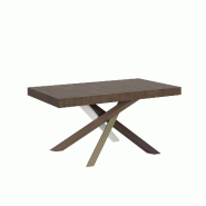 Itamoby Table Extensible 90X160/420 Cm Volantis Noce Structure 4/C - marron VE160TAV4C420-NC