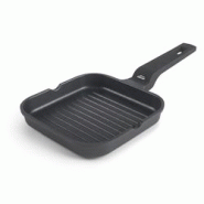 Lacor Grill en fonte d'aluminium Mini 14x14 cm - aluminium 25162