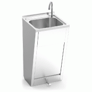 Lave-mains avec pédale eau chaude et froide 450x450x850 mm. - 061004FRIC