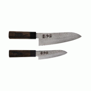 Set de base KOTAI Densho – 2 couteaux (Petty + Gyuto 21 cm) - inox 708999029070