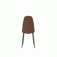 Stones Fauteuil Brigitte en similicuir gris vintage avec structure en métal anthracite - Assise rembourrée, design industriel moderne - Ensemble de