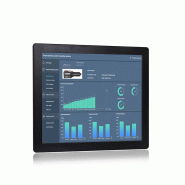 Panel PC industriel fanless 17" 1280 x 1024 SXGA - EVI-C017SAR - Aluminium anodisé - Protection IP65