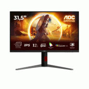 AOC G4 U32G4U écran plat de PC 80 cm (31.5") 3840 x 2160 pixels 4K Ultra HD Noir, Rouge