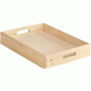 Caisse en bois de rangement 40 x 30 x 7 cm Astigarraga - beige 8422341499510 Caisse en bois de rangement 40 x 30 x 7 cm Astigarraga - beige 8422341499510