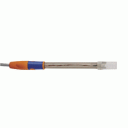 CHAUVIN ARNOUX - Électrode combinée Redox avec sonde de température XRPTST1 - Corps en polycarbonate, système Ag/AgCl à gel, jonction céramique, diamètre 12x120 mm, connecteur 8 points étanche