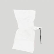 Housses de chaise pp luxe blanc - par 6
