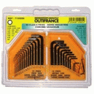 Jeu de clés 6 pans en mm et pouce