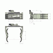 Pince rotative 360° à deux ou quatre fûts 301.474.190