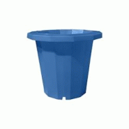 Pot de fleurs rond xxl rio 125l - BLEU - bleu 0750122561407