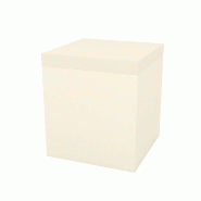 Pouf design in & out JUT CHILL - crème
