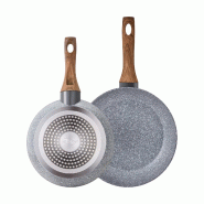 San Ignacio - Jeu de 2 Poêles Ø22/26cm en Aluminium Forgé, Compatibles Induction, Collection Daimiel - aluminium PK7467