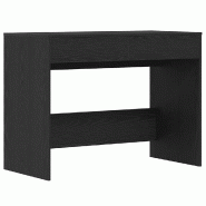 VidaXL Bureau chêne noir 101x50x76,5 cm Bois d'ingénierie Modèle Vega Master Select - 862080