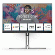 AOC Q27U3CV écran plat de PC 68,6 cm (27") 2560 x 1440 pixels 4K Ultra HD LCD Noir