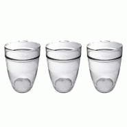 DURALEX Saladier empilable 31 cm - Lys - argenté verre 035-1028955 DURALEX Saladier empilable 31 cm - Lys - argenté verre 035-1028955