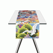 Excelsa runner de table tavola Kimono coton 45x140 cm multicolore - multicolore textile 66727