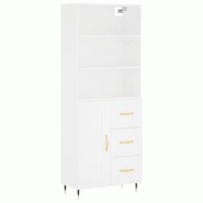 Helloshop26 - Buffet bahut commode armoire meuble de rangement organisateur cuisine salle de séjour salon haut 69,5 x 34 x 180 cm 02_0032619 - 300021 Helloshop26 - Buffet bahut commode armoire meuble de rangement organisateur cuisine salle de séjour salon haut 69,5 x 34 x 180 cm 02_0032619 - 300021