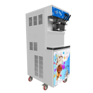 Machine à glace italienne 3,1 KW avec agitateur dans les bacs, moteur MITSUBISHI silencieux et compresseur TECUMSEH - BKNB46