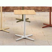 Table polyvalente carrée Bistro pour cafétéria Table polyvalente carrée Bistro pour cafétéria