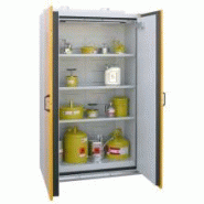 Armoire de sécurité ANTI-FEU 90 MN haute - 2 portes - Largeur 1200 mm - NF-EN 14470-1:2004