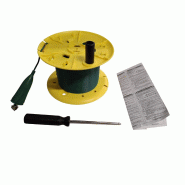CHAUVIN ARNOUX - Bobine de câble vert longueur 100m pour kit de terre 3 pôles / 4 pôles / Résistivité