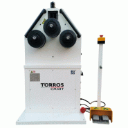 Cintreuse à 3 galets électrique 2,2 kW 400 V - Cintrage de profilés métal - Usage professionnel horizontal & vertical Torros CM48T