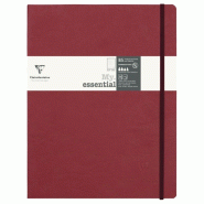 Clairefontaine Lot de 5 Cahier Age Bag My.Essential B5, 192p./96 feuilles 90 g/m² ivoire cousues, couv. Coloris rouge, dot grid (grille de points) -