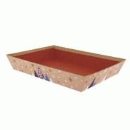 Corbeille carton rectangulaire "Oulanka" 36x27x6 cm - par 30