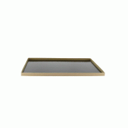 CREAPAK Gusteo plateau carton rect 39.5x29.5x1.8 fsc lot de 20 - beige en carton PLC-7040042