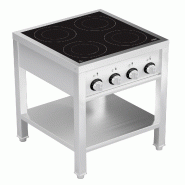 Cuistance Cuisinière à induction  4 Zones avec essous ouvert- 7505.0035 COMBISTEEL - 7505.0035