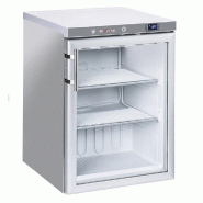 Diamond - Congélateur statique, porte vitrée, 200 litres - acier inox - réf. WR-NG21-XV - inox AKS-WR-NG21-XV