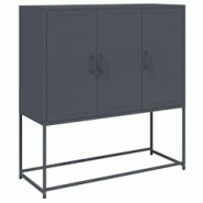 Helloshop26 - Buffet bahut commode armoire meuble de rangement organisateur cuisine salle de séjour salon haut 100,5 x 39 x 107 cm 02_0032198 - 30002 Helloshop26 - Buffet bahut commode armoire meuble de rangement organisateur cuisine salle de séjour salon haut 100,5 x 39 x 107 cm 02_0032198 - 30002