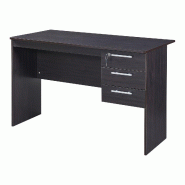 Helloshop26 - Bureau table poste de travail informatique 120 x 59 x 75 cm noir 03_0009064 - noir Bois massif 3000224490530